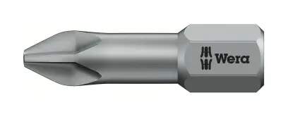 Wera 056510 Bit PH 2 - 851/1 TZ. Skrutkovací bit 1/4 Hex, 25 mm pre krížové skrutky Phillips 851/1 (W05056510001)