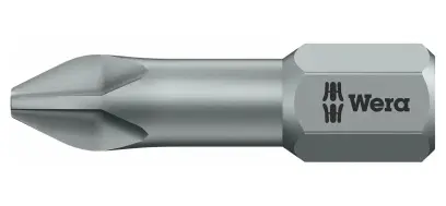 Wera 056510 Bit PH 2 - 851/1 TZ. Skrutkovacie bit 1/4 Hex, 25 mm pre krížové skrutky Phillips (W05056510001)