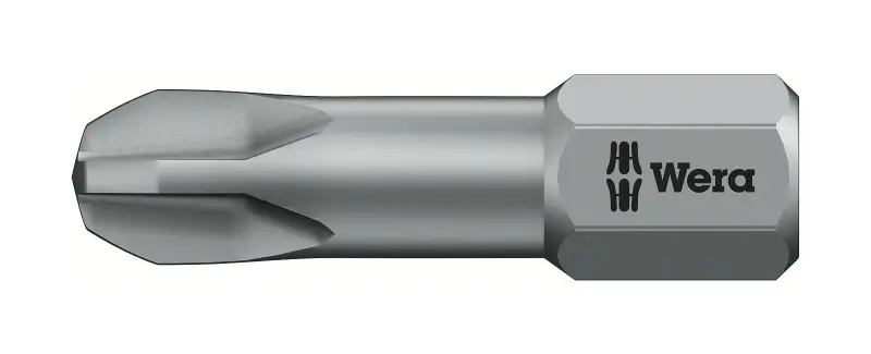 Wera 056525 Bit PH 3 - 851/1 TZ. Skrutkovací bit 1/4 Hex, 25 mm pre krížové skrutky Phillips (W05056525001)