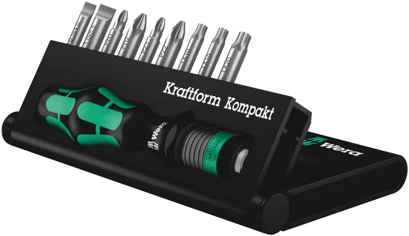 Wera 056653 Sada 9 ks torzných bitov Kraftform Kompakt 10 s držiakom 813 R Kraftform (W05056653001)