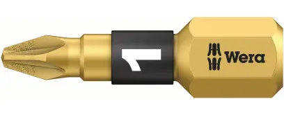 Wera 056700 Bit PZ 1 - 855/1 BDC. Skrutkovací bit 1/4 Hex, 25 mm pre krížové skrutky Pozidriv (W05056700001)
