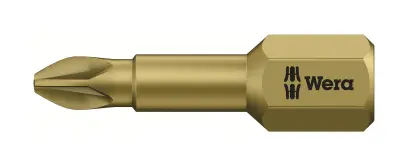 Wera 056910 Bit PZ 1 – 855/1 TH. Skrutkovací bit 1/4 Hex, 25 mm pre krížové skrutky Pozidriv (W05056
