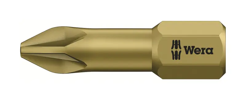 Wera 056915 Skrutkovací bit 1/4 Hex, 25 mm pre krížové skrutky Pozidriv PZ 2 typ 855/1 TH (W05056915001)