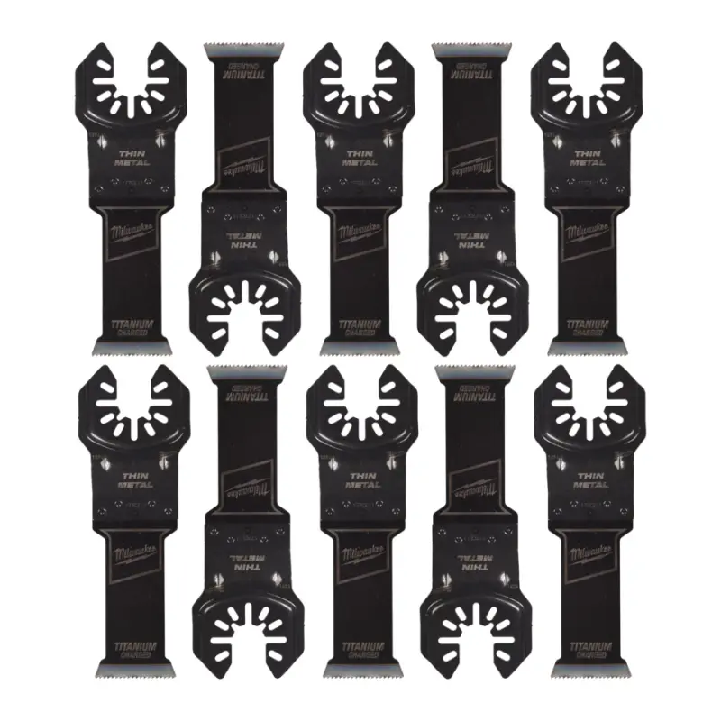 Bimetalové nože Milwaukee 28 mm s titanovou povrchovou úpravou OPEN-LOK (10 ks) 48851259 (MI48851259)