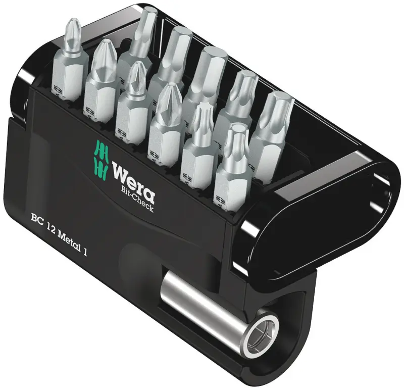 Wera 057424 Skrutkovacie bity Bit-Check 12 Metal 1 (Sada 12 dielov) (W05057424001)