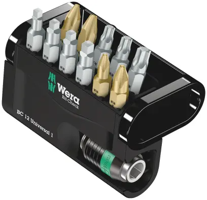 Wera 057428 Bity Bit-Check 12 Universal 1 s držiakom 888/4/1 K (Sada 12 dielov) (W05057428001)