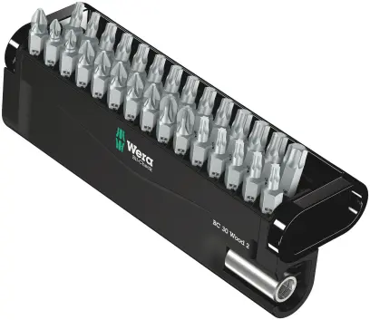 Wera 057432 Bity 1/4" Bit-Check 30 Wood 2 (Drevo) (W05057432001)