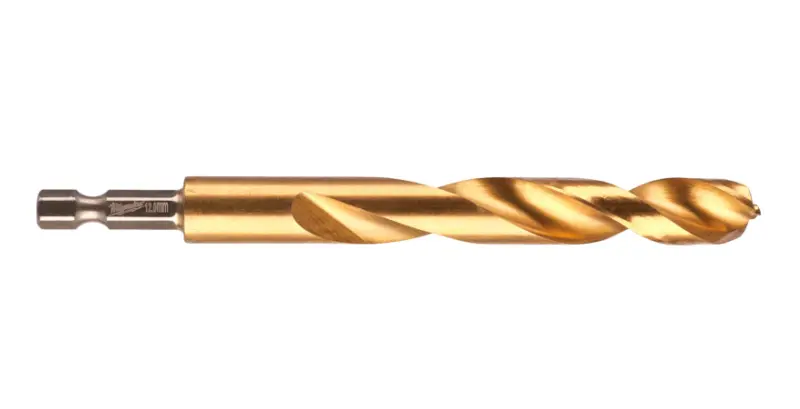 Vrták do kovu Milwaukee Shockwave HSS-G TiN Red Hex pr. 12 mm (MI48894727)