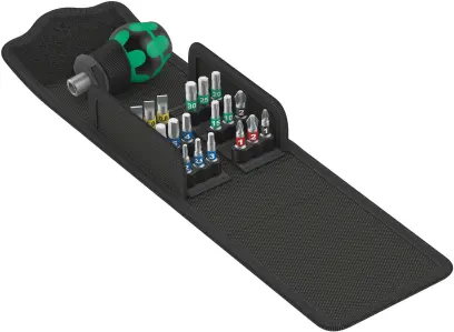 Wera 057471 Skrutkovacie bity s rukoväťou Kraftform Kompakt Stubby 1 (Sada 19 dielov) (W05057471001)
