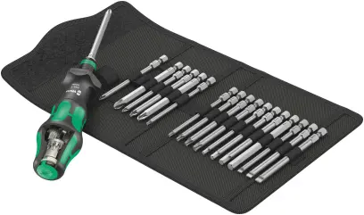 Wera 057482 Výmenné skrutkovacie čepele Kraftform Kompakt Turbo 1 (Sada 19 dielov) (W05057482001)
