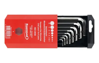 Zástrčné šesťhranné kľúče (inbus) DIN911 2-10x mm FORMAT (EDE58470005)