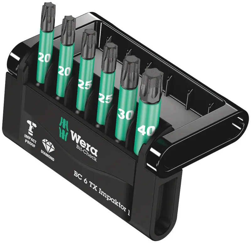 Wera 057693 Sada bitov Mini-Check Impaktor 2 (6 dielov TX) (W05057693001)