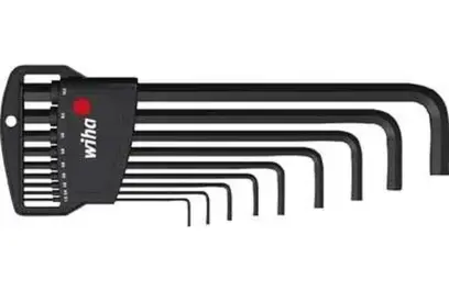 Zástrčné šesťhranné kľúče (inbus) 1,5 ÷ 10 mm Wiha 352 H9B v držiaku Classic (Sada 10 dielov) (EDE58490120)