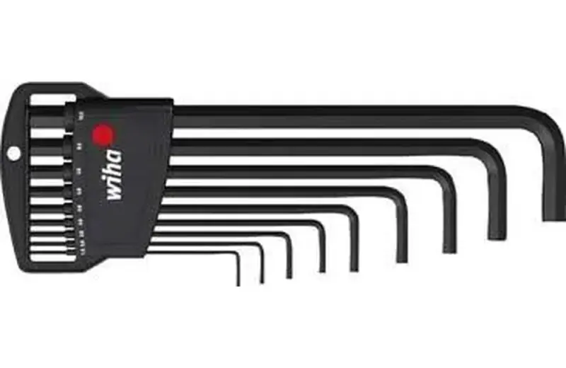 Zástrčné šesťhranné kľúče (inbus) 1,5 ÷ 10 mm Wiha 352 H9B v držiaku Classic (Sada 10 dielov) (EDE58490120)