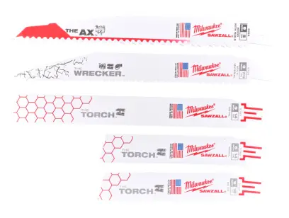 Sada pilových plátků Milwaukee Sawzall (5 ks) (MI49222205)