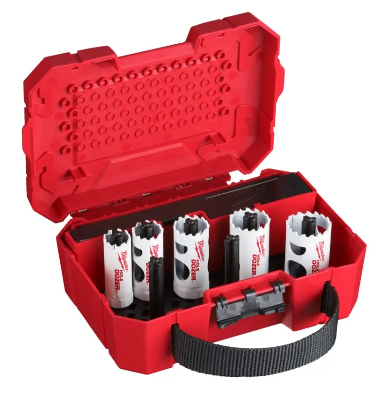 Sada kruhových pilek/děrovek Milwaukee Hole Dozer Holesaw SET 7, bimetalové zuby, 49224083