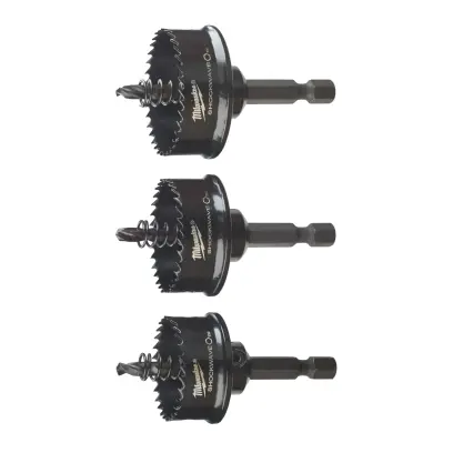 Sada kruhových pilek/děrovek Milwaukee 22, 29, 35 mm Shockwave Impact Duty Holesaw SET, 49224800