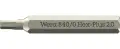 Wera 058111 Skrutkovací bit 840/0 Micro Hex-Plus 2,0 mm na skrutky s vnútorným šesťhranom (W05058111001)