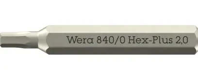 Wera 058111 Skrutkovací bit 840/0 Micro Hex-Plus 2,0 mm na skrutky s vnútorným šesťhranom (W05058111001)