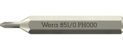 Wera 058119 Skrutkovací bit 851/0 Micro PH 000 na skrutky s krížovou drážkou (W05058119001)