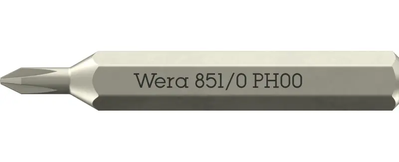 Wera 058120 Skrutkovací bit 851/0 Micro PH 00 na skrutky s krížovou drážkou (W05058120001)