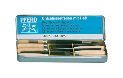 Sada dielenských pilníkov PFERD 265 K, 100 mm (PF4007220011362)