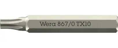 Wera 058133 Skrutkovací bit 867/0 Micro TX 10 na skrutky TORX (W05058133001)
