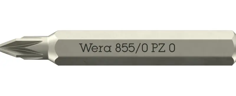 Wera 058140 Skrutkovací bit 855/0 Micro PZ 0 na skrutky s krížovou drážkou (W05058140001)