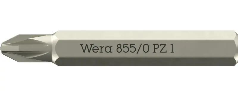 Wera 058141 Skrutkovací bit 855/0 Micro PZ 1 na skrutky s krížovou drážkou (W05058141001)