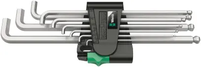 Wera 073594 Sada šesťhranných kľúčov inbus 950/9 Hex-Plus 4, chrómovaná (9 ks) (W05073594001)