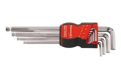 Zástrčné šesťhranné kľúče (inbus) guľová hlava 1,5-10x mm FORMAT (EDE58580010)