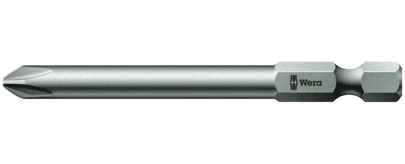 Wera 059770 Bit PH 2 – 851/4 Z. Skrutkovací bit 1/4" Hex, 70 mm pre krížové skrutky Phillips (W05059770001)