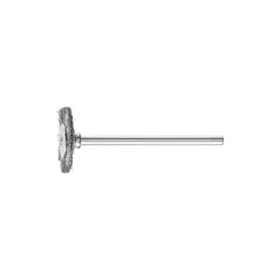 Kotúčová kefa so stopkou Pferd RBU 1902/3 INOX 0,10, nesplietaný drôt (PF4007220032589)