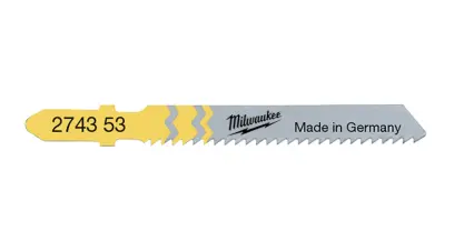 Pilové plátky 50 x 2 mm Milwaukee T 119 B do přímočaré pily (Dřevo a plast) (MI4932274353)