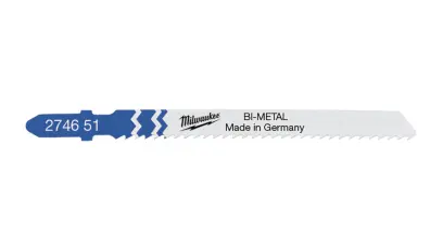 Pilové plátky BI 75 x 2,5 mm Milwaukee T 101 A SP. do přímočaré pily (Kov) (MI4932274651)