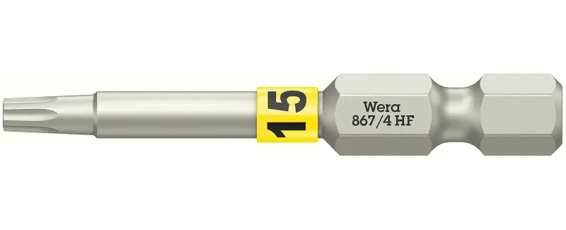 Wera 060507 Skrutkovací bit 1/4" TX 15 867/4 Torx® HF s pridržiavacou funkciou (W05060507001)