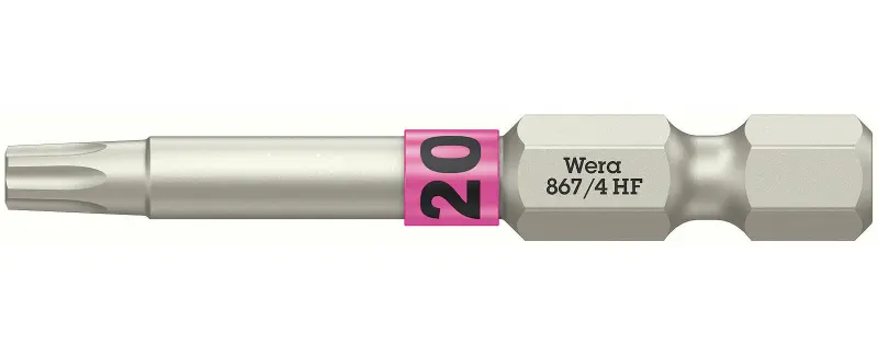 Wera 060508 Skrutkovací bit 1/4" TX 20 867/4 Torx® HF s pridržiavacou funkciou (W05060508001)