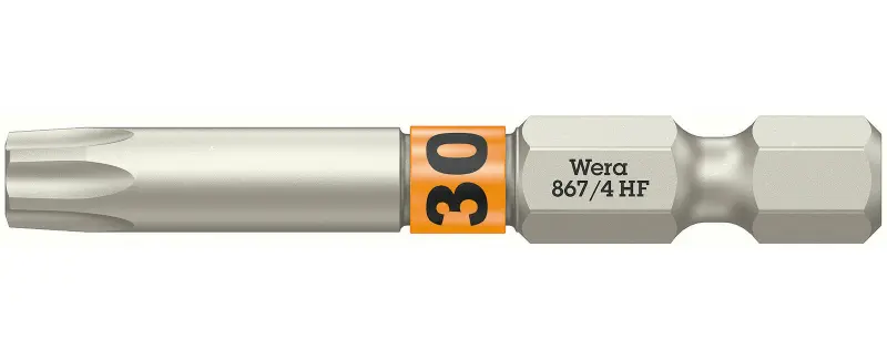 Wera 060510 Skrutkovací bit 1/4" TX 30 867/4 Torx® HF s pridržiavacou funkciou (W05060510001)