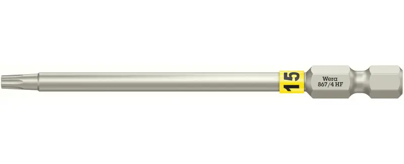 Wera 060513 Skrutkovací bit 1/4" TX 15 867/4 Torx® HF s pridržiavacou funkciou (W05060513001)