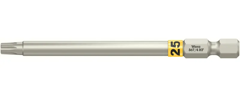 Wera 060515 Skrutkovací bit 1/4" TX 25 867/4 Torx® HF s pridržiavacou funkciou (W05060515001)