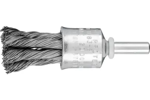 Štětcový kartáč se stopkou Pferd POS PBG 1919/6 ST 0,35, ocelový splétaný drát (PF4007220056226)