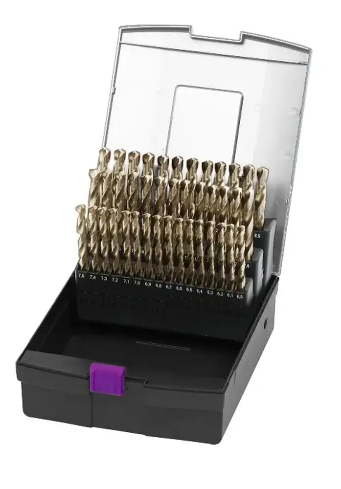 Vrtáky HSS-Co 1-13 mm, sada 25 ks