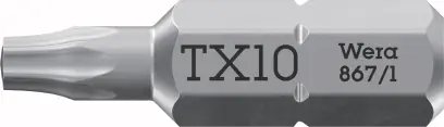 Wera 066485 Šroubovací bit 1/4" TX 10 x 25 mm typ 867/1 TORX® (W05066485001)