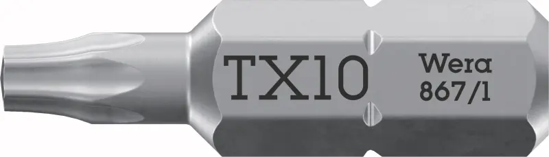 Wera 066485 Šroubovací bit 1/4" TX 10 x 25 mm typ 867/1 TORX® (W05066485001)