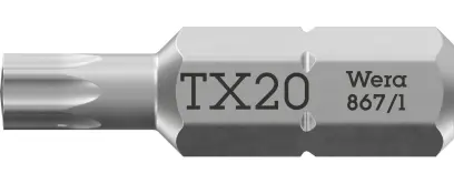 Wera 066487 Skrutkovací bit 1/4" TX 20x25 mm typ 867/1 TORX® (W05066487001)