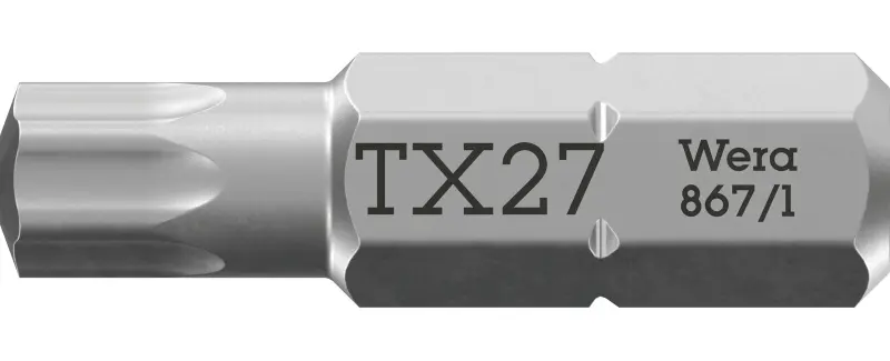 Wera 066489 Skrutkovací bit 1/4" TX 27x25 mm typ 867/1 TORX® (W05066489001)