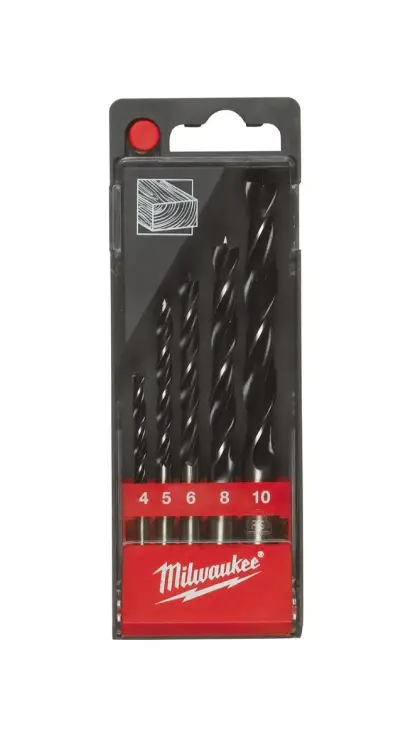 Vrtáky do dreva Milwaukee 4932352465 (4 ÷ 10 mm) 5 ks (MI4932352465)