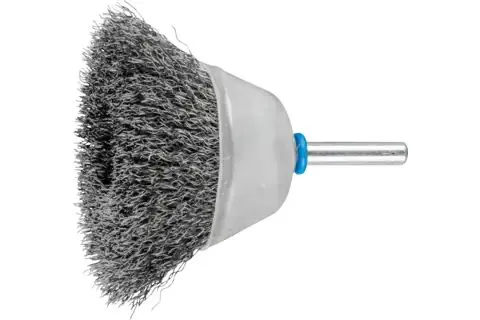 Hrncový kartáč Pferd POS TBU 5010/6 INOX 0,30 - vlnitý se stopkou (PF4007220067642)