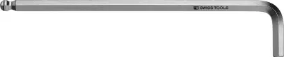 Inbusový klíč DIN 911L ch romovaný 1/4" s kulovou h lavou PB Swiss Tools