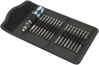 Wera 071117 Skrutkovače Kraftform Kompakt 60 Stainless Imperial, palcové. Súprava 17 ks (W05071117001)